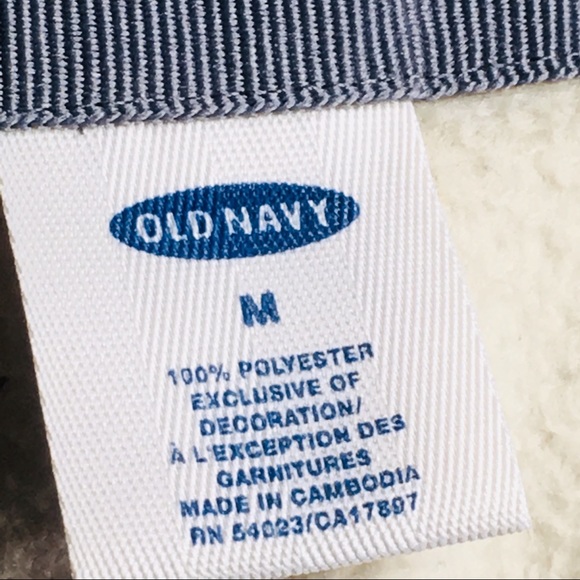 Women’s Old Navy Tan Gray Grey Fleece Vest Medium - Picture 5 of 5